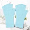 Unisex Knitted Half Finger Gloves Long Wrist Fingerless Gloves for Women Men Winter Black Warm  Workout Cycling Gloves