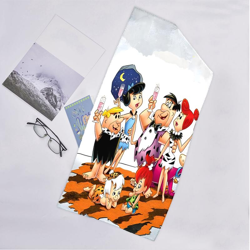 Flintstones Fashion Beach Towel: Ideal for Summer Adventures Soft, absorbent and quick drying suitable for swimming and bathing
