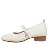 Grandma shoes soft sole new light mouth ladyshoes thick heel small inner height increase gentle single shoes women