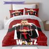 Wirtz Pattern Bedding Home Decoration Birthday Gift ( 1 duvet cover + 2 pillowcase, without core),fan merchandise.