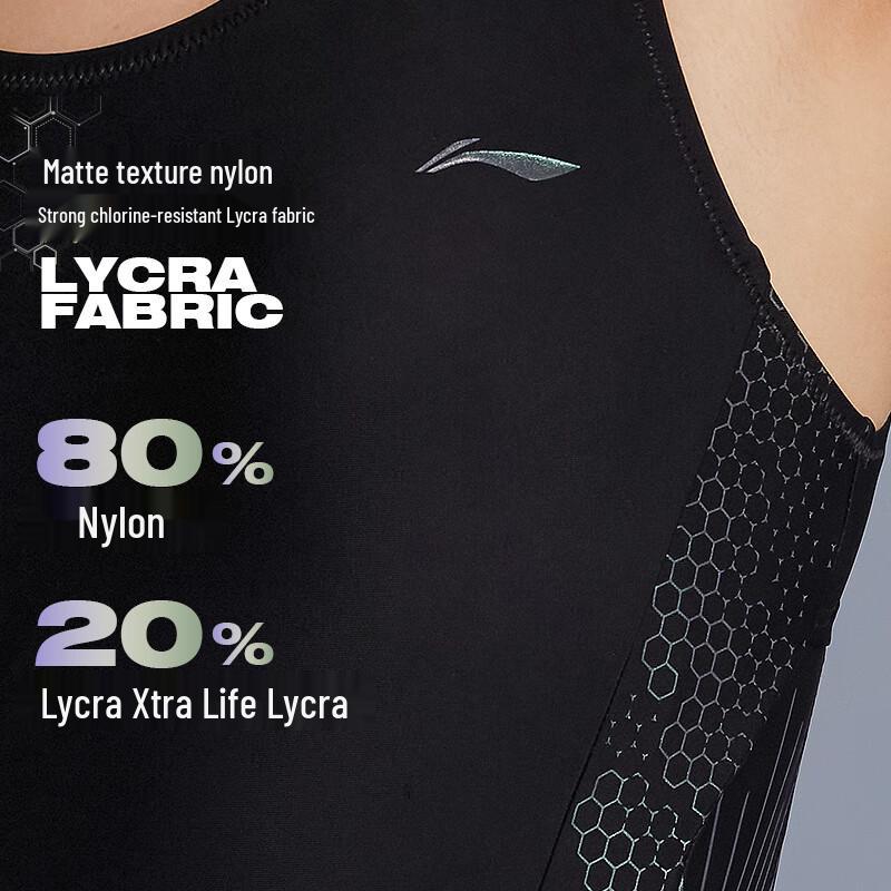LI-NING Women's Pro Training One-Piece Triangle Swimsuit 0171