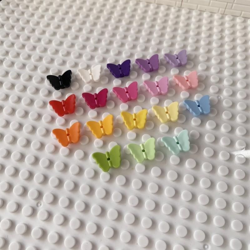 100 KS Mini Motýl Stavebnice Hmyzí Téma Dětské Hračky 80674 Zahrada DIY Dekorace MOC Kreativní Vzdělávací Kostky