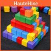 Three Colourful Dimensional Square Building Blocks Early Educational Kids Toys