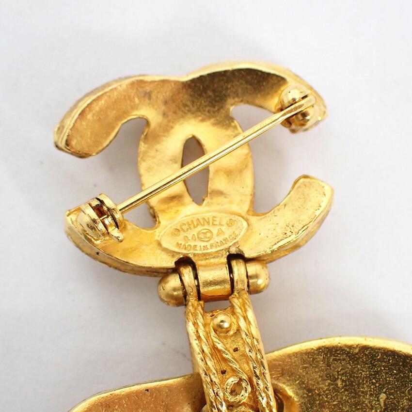 [Pre-owned] CHANEL Colored Stone Brooch/j74-40