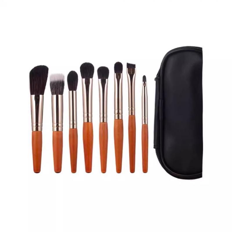 9 Pcs Makeup Brushes with Storage Bag Foundation Cosmetic Brushes for Daily Makeup Travel