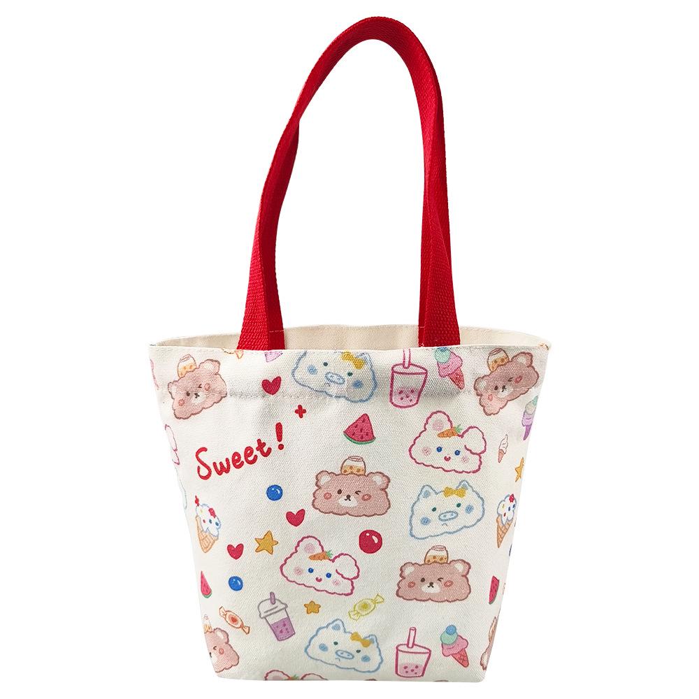 Custom Logo Canvas Cotton Tote Bag for Advertising