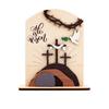 Easter Empty Tomb Sign Display Ornament Desk, Home Desktop Decoration