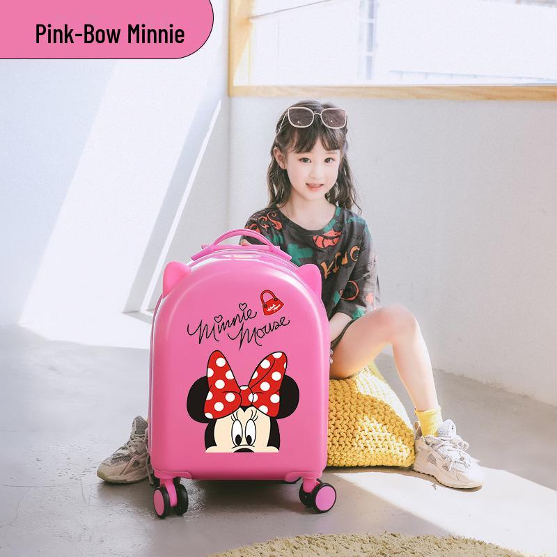 18-Inch Kids' Cartoon Trolley Suitcase with Combination Lock – Ideal Cabin Luggage for Boys and Girls