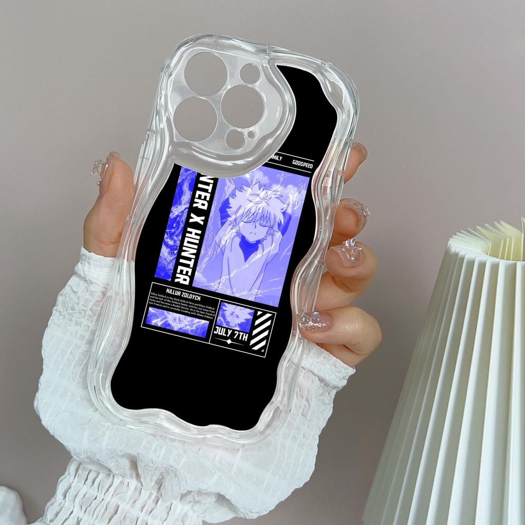 Ae82 Hunter X Hunter Anime Art Protective Phone Cases for Apple iPhone 16 15 14 13 Pro Max 11 12 mini XR 7 8 6s Plus XS Max SE Wave TPU Back Cover