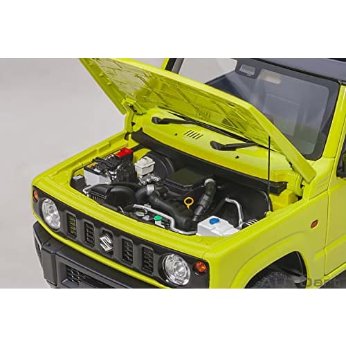AUTOart 1/18 Scale Suzuki Jimny (JB64) Yellow with Black Roof, Finished Model, 78501