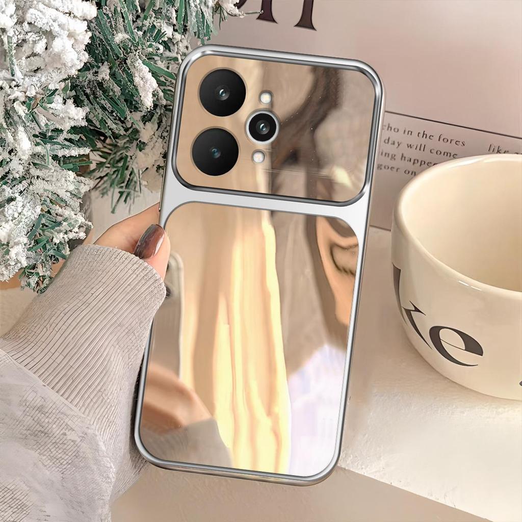 Case for realme 15 5G,15 Pro 5G Trending Big Window Cover Mirror Phone Casing