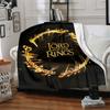1pc The Lord of the Rings Flannel Throw Blanket - HD Printed Lightweight Soft Warm All-Season Blanket for Sofa, Bed, Travel073