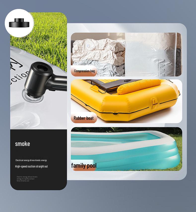 Wireless Multi-Function Handheld Car Vacuum: High-Power Portable Suction & Blowing All-in-One Cleaner