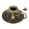 Holder Retro Metal Taper Holder European Style Church Table Holder Cup Vintage Candlestick Home Villa Handicraft Ornament
