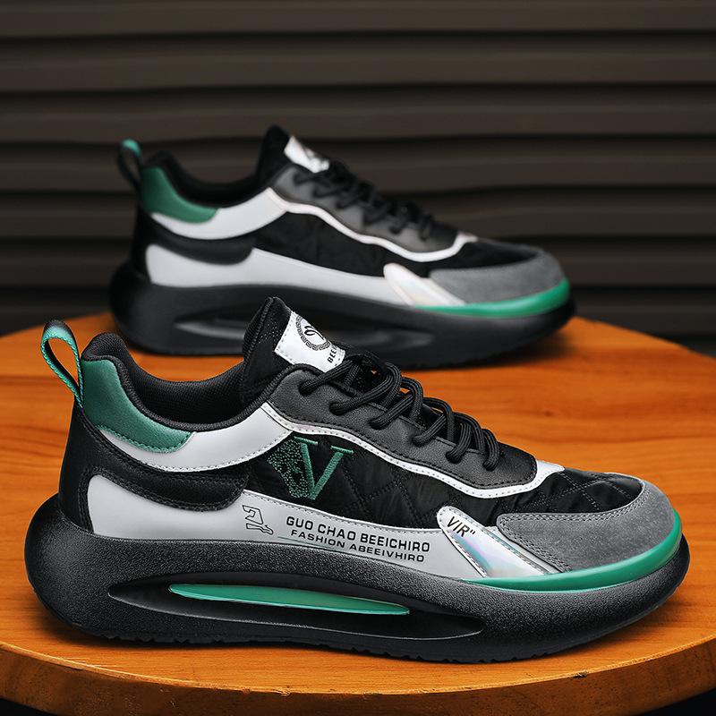 Couple dad shoes fashion versatile casual sports men's shoes new spring and summer breathable leather