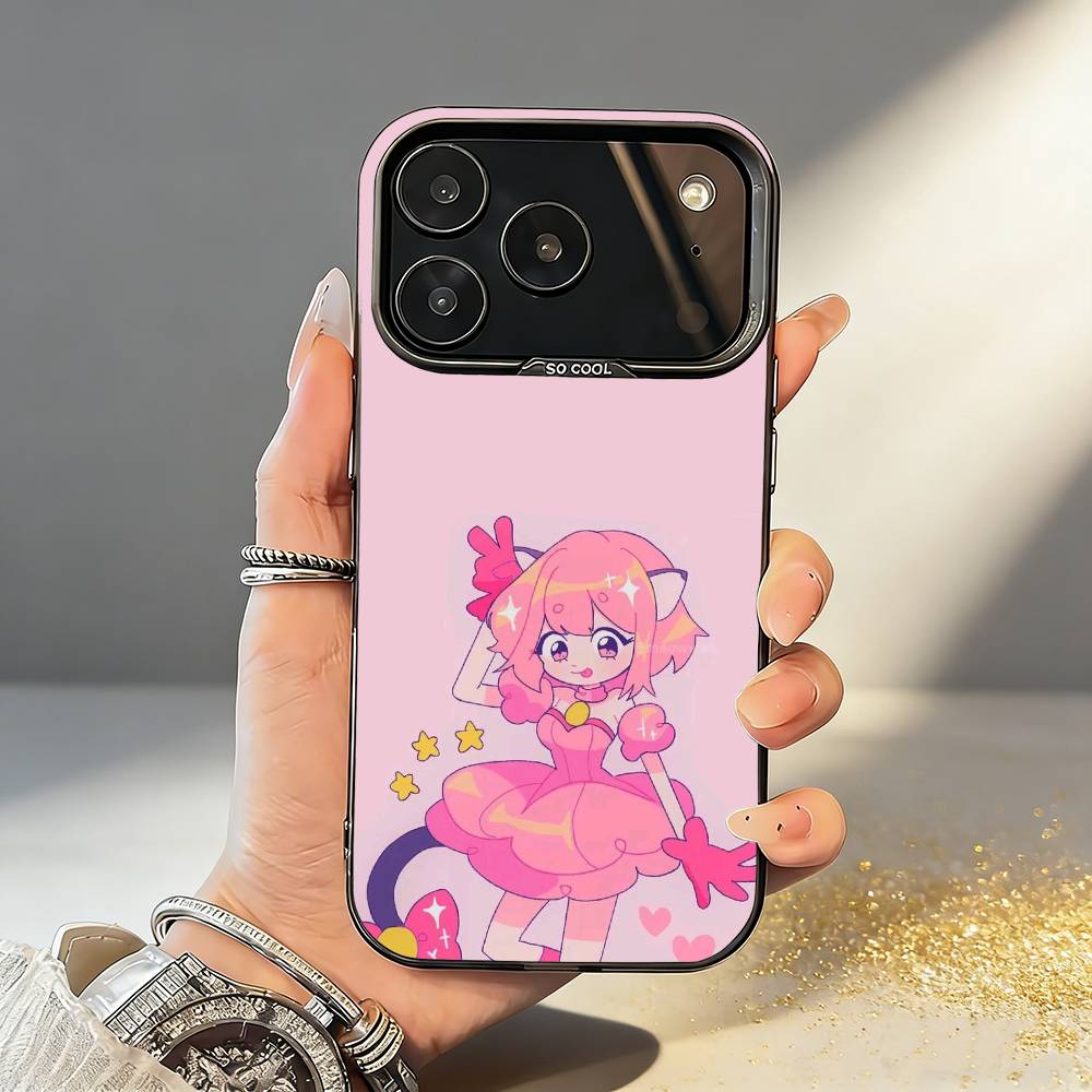 T-Tokyo C-Comics M-Mew Mew Phone Case For iPhone17 16 15 14 13 12 Pro Max Grey Black Matte Laser Metallic Aurora Funda iPhone12PRO