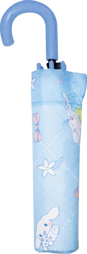 Sanrio Cinnamoroll Folding Manual 53cm Character Umbrella for Boys and Cute Rain Umbrella for Rainy Perfect for with Case Umbrella, Opening, Ribs,