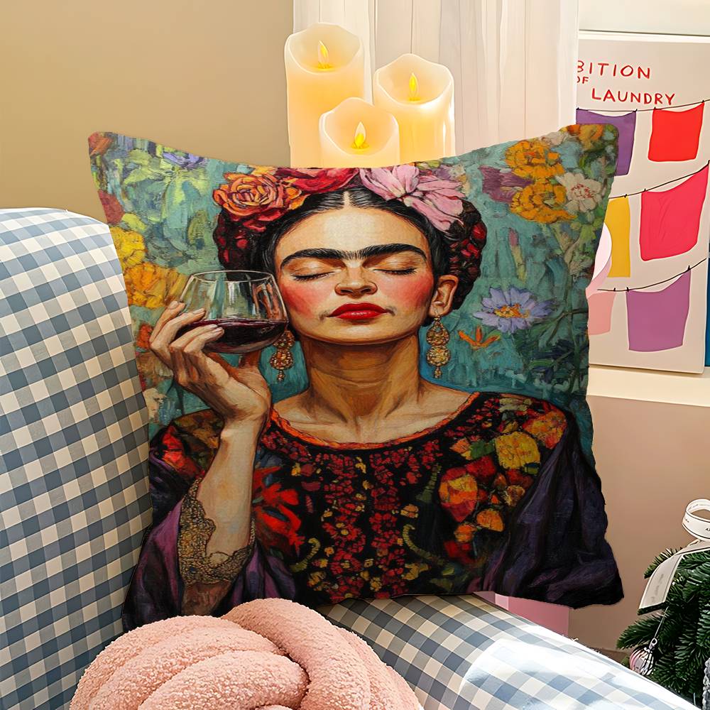 FFrida KKahlo Cushion Cover Polyester Sofa Cushions Decorative Throw Pillows Home Decoration Pillowcover