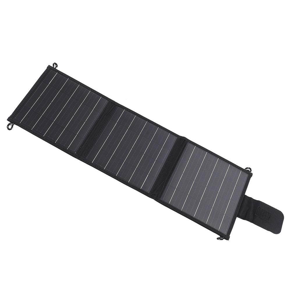 15W 5V Solar Panel Monocrystalline Silicon 3 Folds Portable Solar Panel Charger USB Tyep C Dual