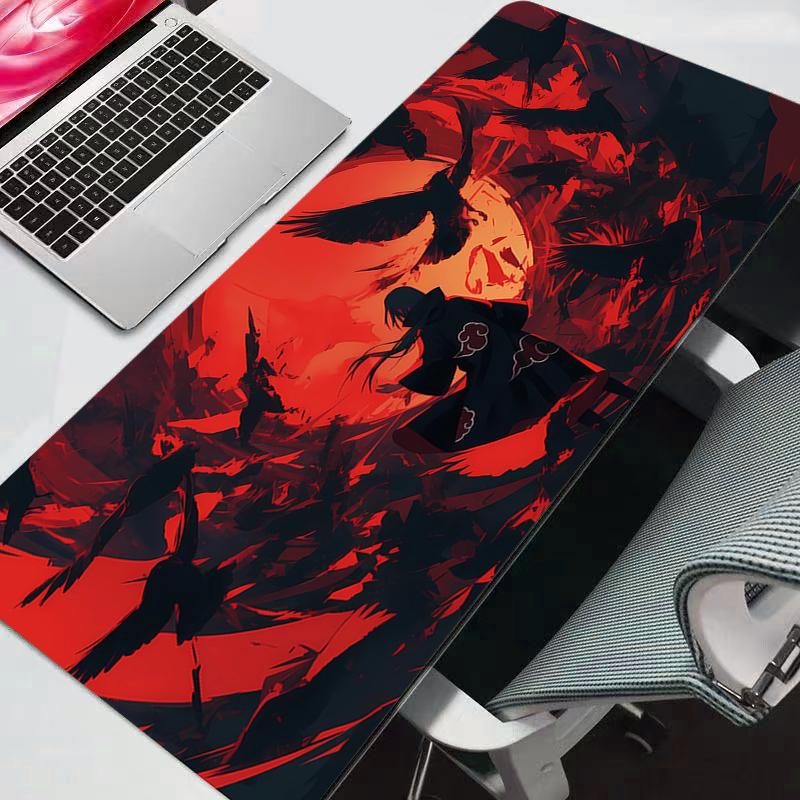 Naruto Computer Varmilo Keyboard Mouse Pad Anime Gaming Accessories Table XXL Gamer Carpet Desk Mat  Mousepad Durable Anime