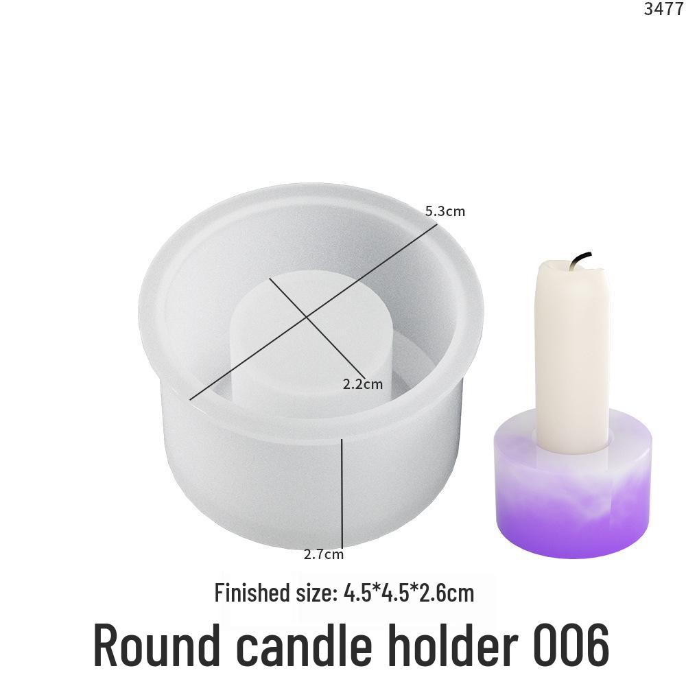 Heart-Shaped Silicone Mold for Epoxy Resin Aroma Candle Holder