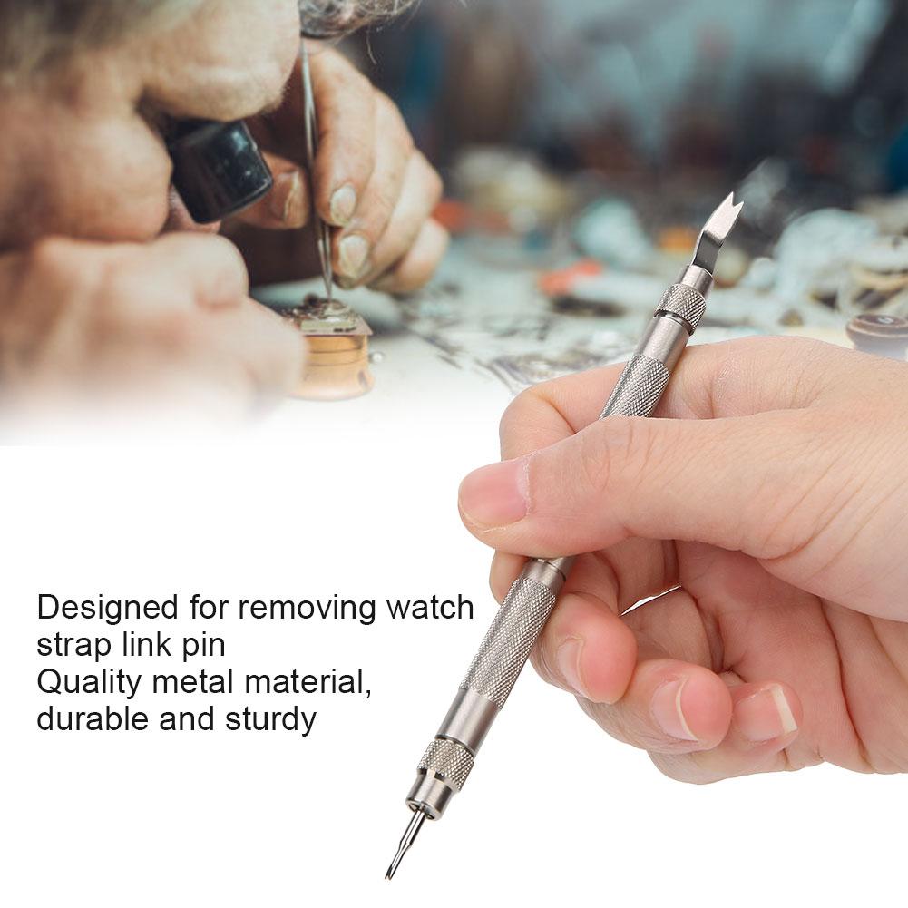2pcs Watch Strap Spring Bar Link Pin Remover Tools Watch Repairing Accessory (aB)