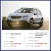 For Peugeot 2008 MK1 A94 2013 2014 2015 2016 2017 2018  Chrome Door Handle Cover Car Accessories Rustproof Cap Styling