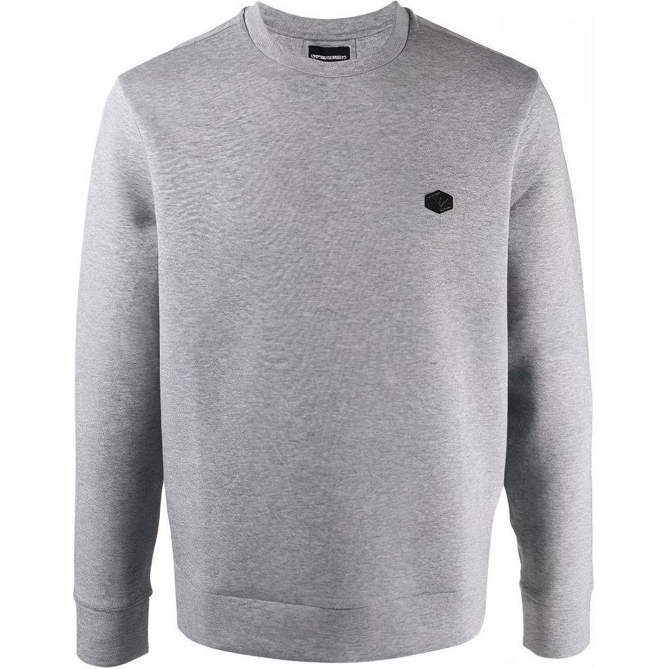 Emporio Armani Logo Patch Crew Neck