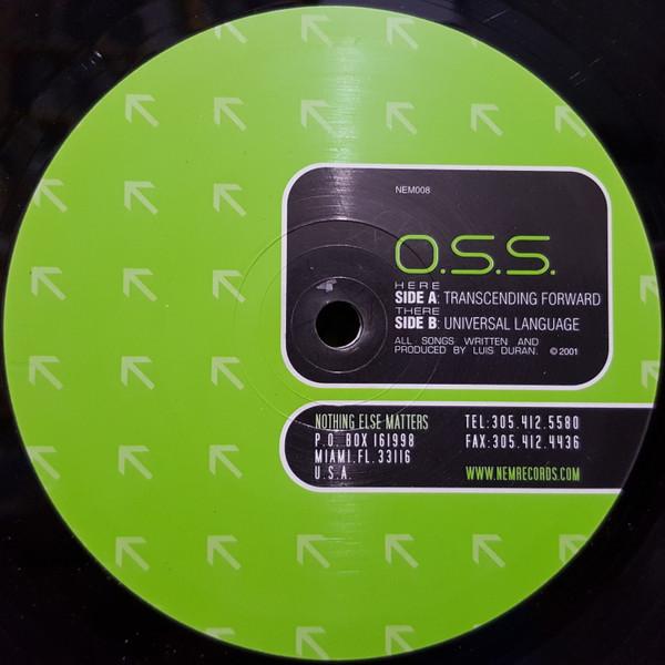 

12inch Record O.S.S. Transcending Forward Universal La NEM008 N.E.M. Records 2001 US Dance Electronica Used