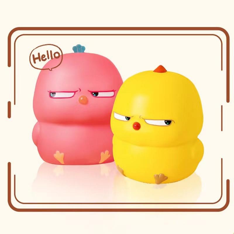 Warbie The Bird Small Yellow Chicken Stress Reliever Toy For Office And Home Use Perfect For Anxiety Relief And Relaxation