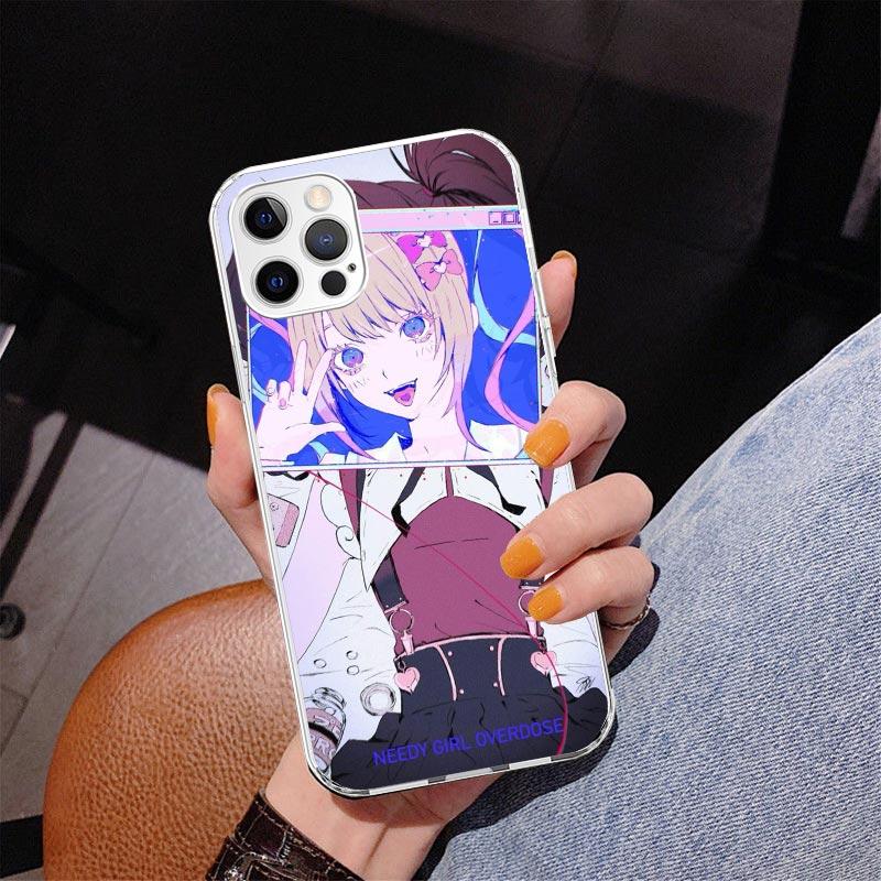 Needy Girl Streamer Overload Phone Case For iPhone 17 Air 16 Pro Max 16E 15 + 14 Plus 11 12 13 Mini 7 8 SE Gift Print Cover Fund