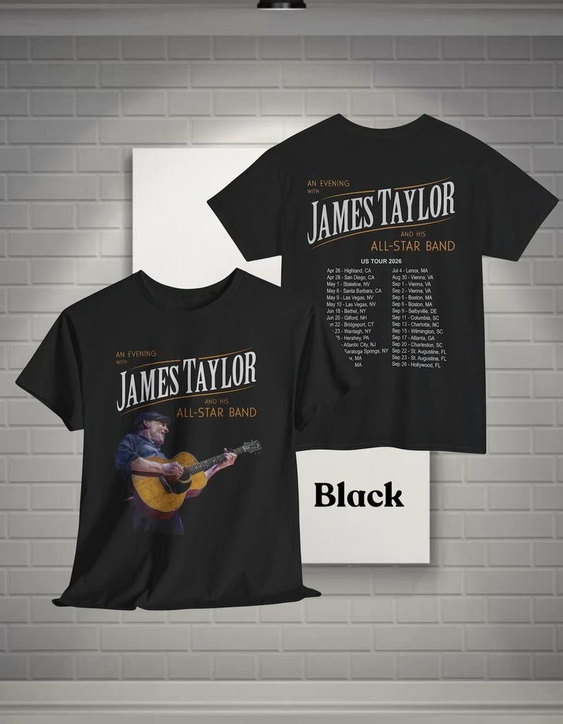 James Taylor Apparel Concert Tour 2026 Shirt- Merch & Gift Fans James Taylor