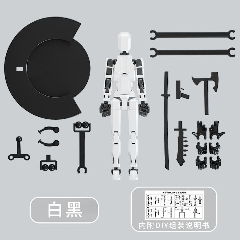 1PCS T13 Joints Figure Articulate Movable Dummy Doll Diy Assembly Toy 3D Printed Action Figure Stop Motion Animation Dummy Gift