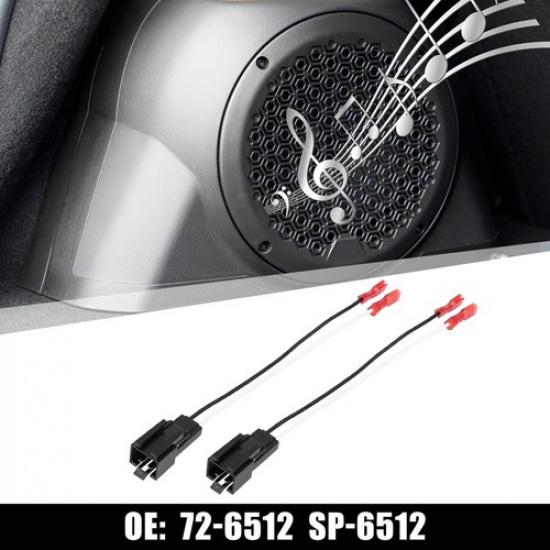

2pc Car Speaker Connector Harness Adapter 72-6512 for Chrysler 300 2007-2016