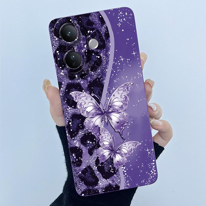 Case For Vivo V60 Lite Cute Panda Sweet Girls Cats Liquid Silicone Soft Back Cover For VivoV60Lite 5G Bumper Protective Casing