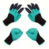 Waterproof Gardening Gloves with Claws Breathable Working Digging Planting Sting-Resistant Non-slip Protective Gear Latex Gloves