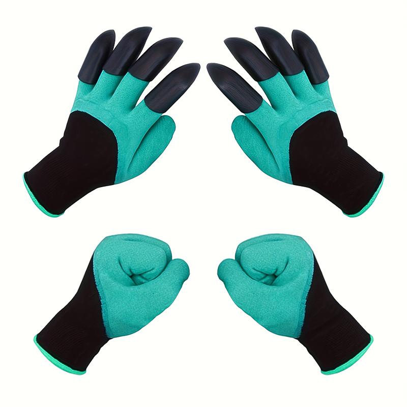 Waterproof Gardening Gloves with Claws Breathable Working Digging Planting Sting-Resistant Non-slip Protective Gear Latex Gloves