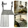 Reptile Sunning Dock Solid Form Hanging Turtle Basking Platform with Suction Cups, Non-Slip Easy Clean Plastic Ramp Ramp, Aquariums Tank Accessories