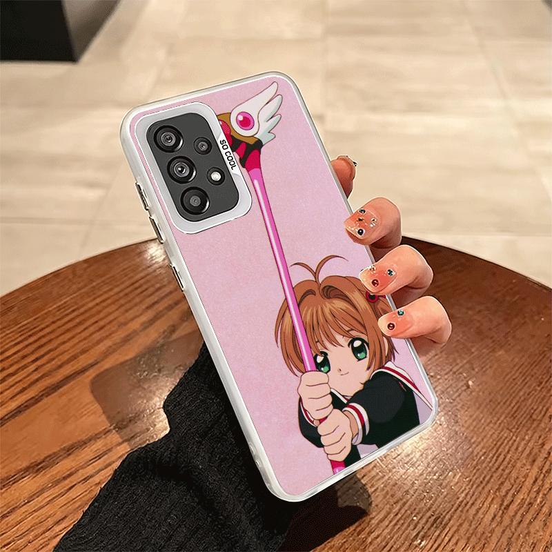 CardCaptor Sakura Anime Soft Phone Case for Samsung A17 A16 A15 A14 A13 A57 A56 A55 A54 A53 A37 A36 A35 A34 A33 A26 A25 A24 A23
