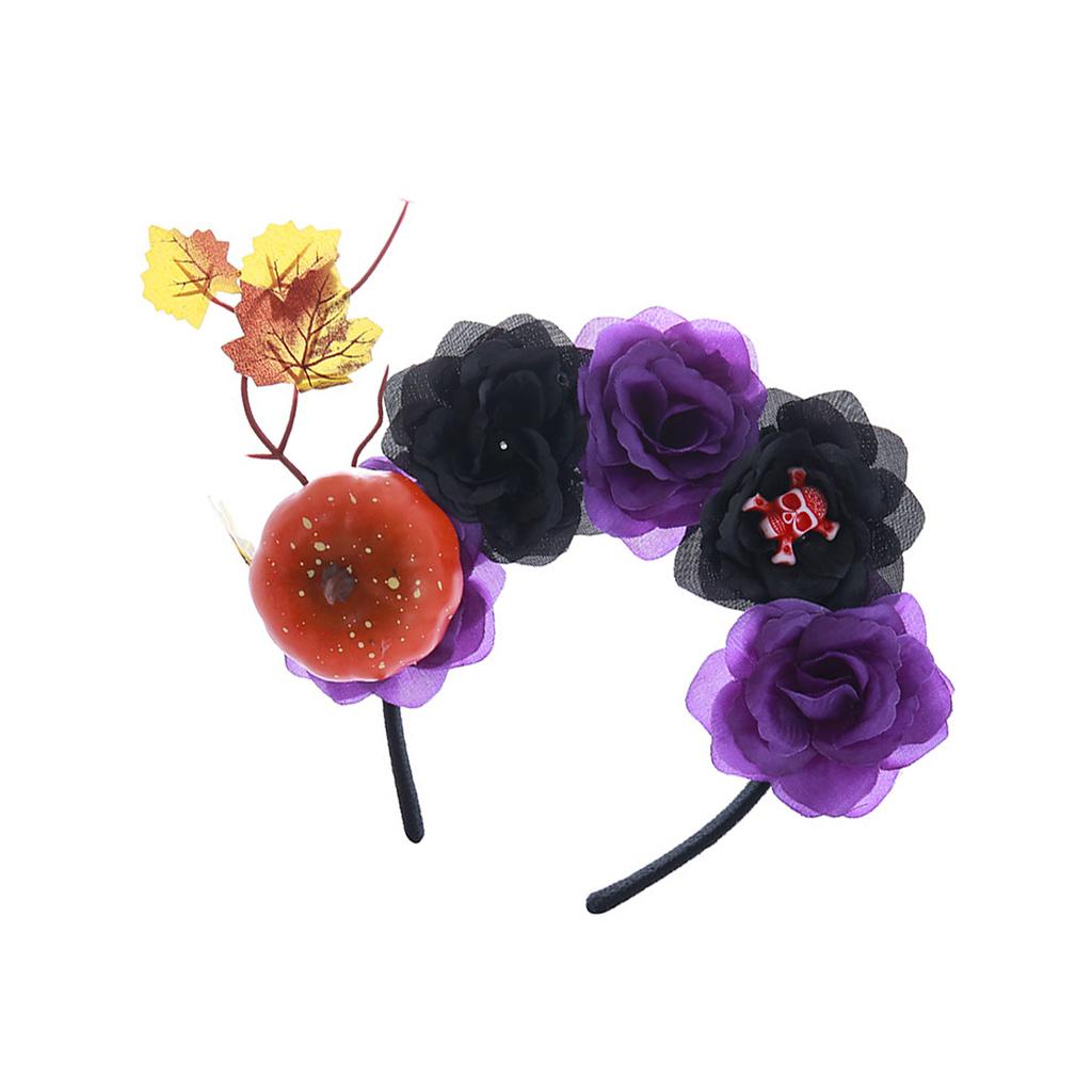 Halloween Headbands Skull Pumpkin Hair Bands Hair Hoop Halloween Party Hair Accessories Cosplay Halloween Costumes