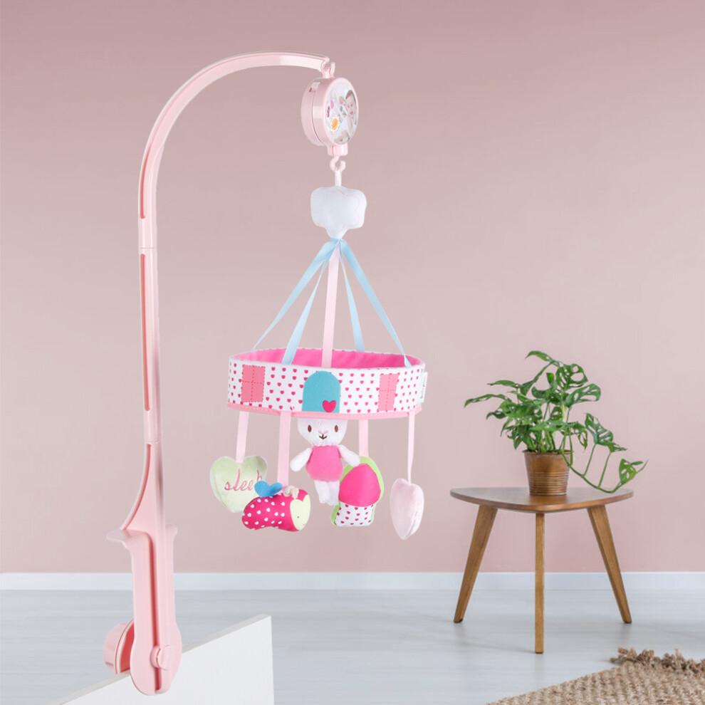 Rotierendes Kaninchen Musik Baby Plüschtier Hängend Cartoon