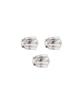 Sentiments No.684 [Silver] Hair Cuff 3Set