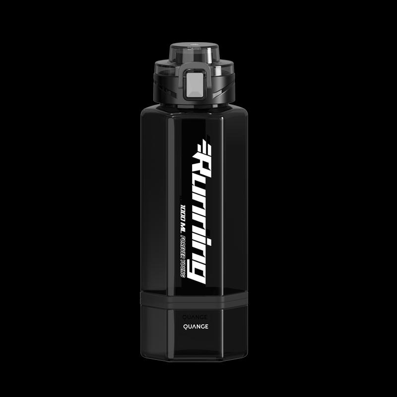 QUANGE TR102-1000 Titanium Insulated Sports Bottle, 1L