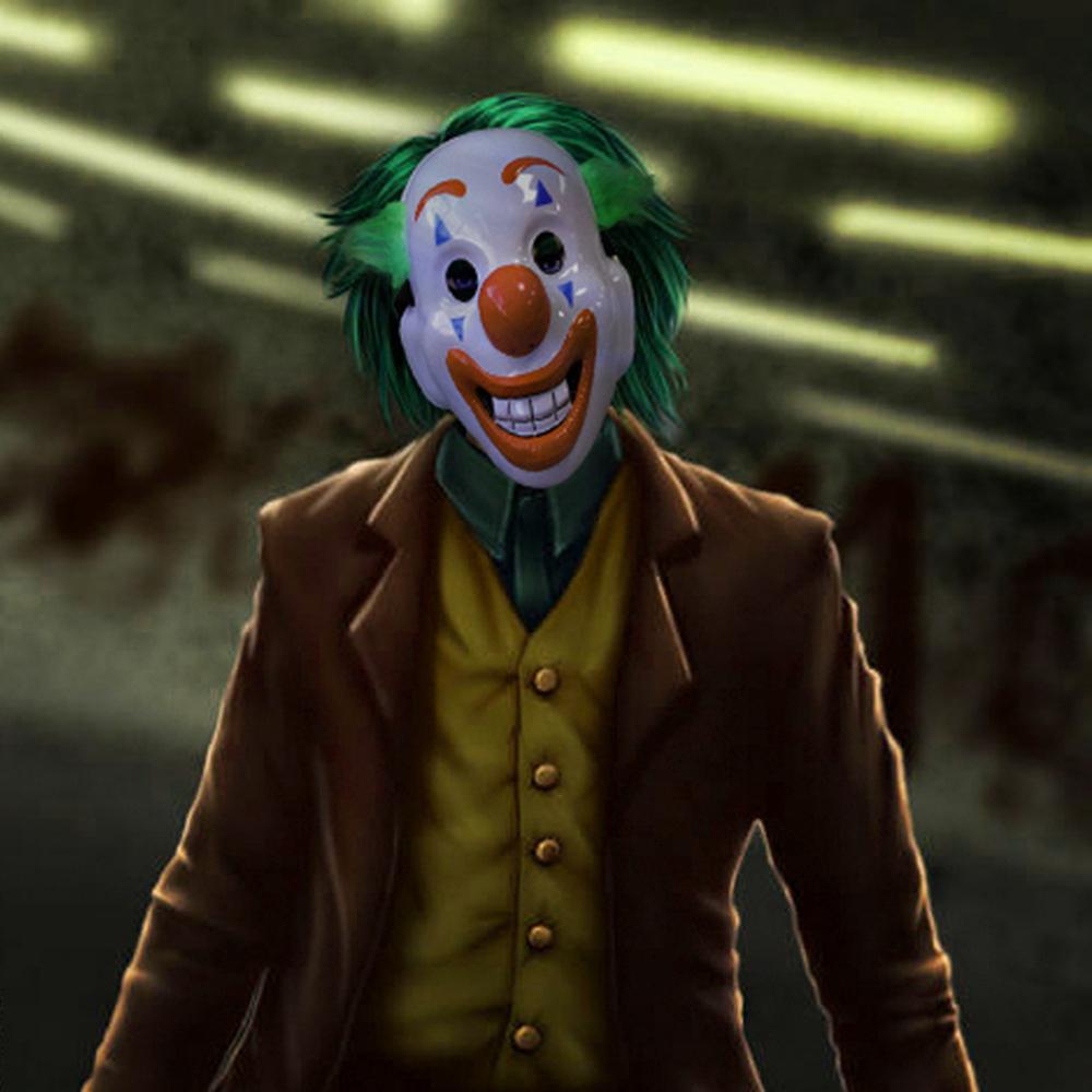 Joker Arthur Fleck Cosplay Maske Clown Maskerade Halloween Gruselmaske