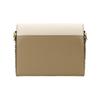 Tory Burch Robinson Metal Logo Magnetic Snap Closure Leather Envelope Crossbody Bag Women bags Cheese-White 154318-724