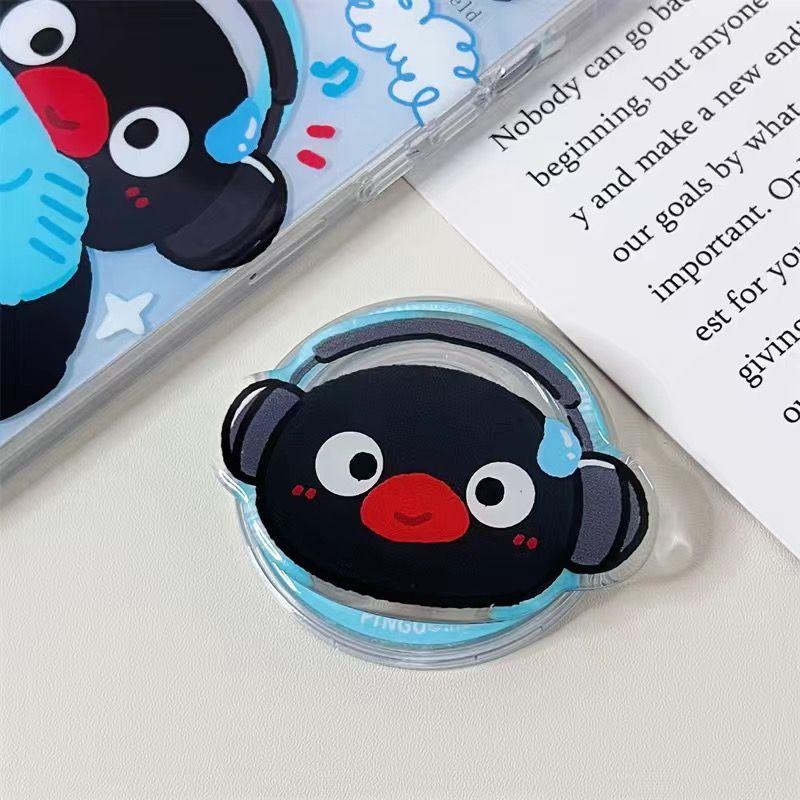 Korean Cute Cartoon Rabbit Magnetic Holder Grip Tok Griptok Phone Stand Holder Support For iPhone For Pad Magsafe Smart Tok