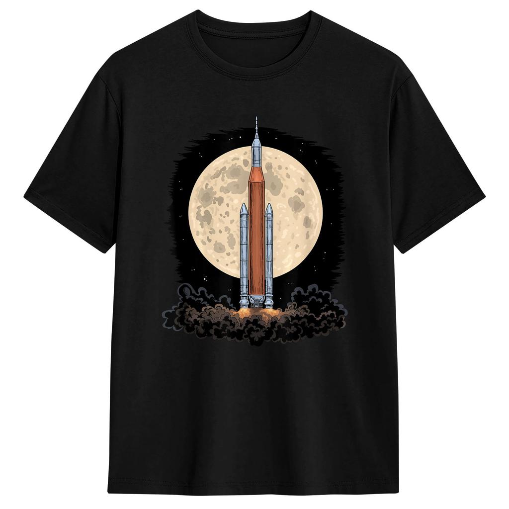 2026 Artemis 2 Back To The Moon TShirt Unisex and Women Summer Cotton Clothing Fashion Round Neck Short Sleeved Tee Streetwear