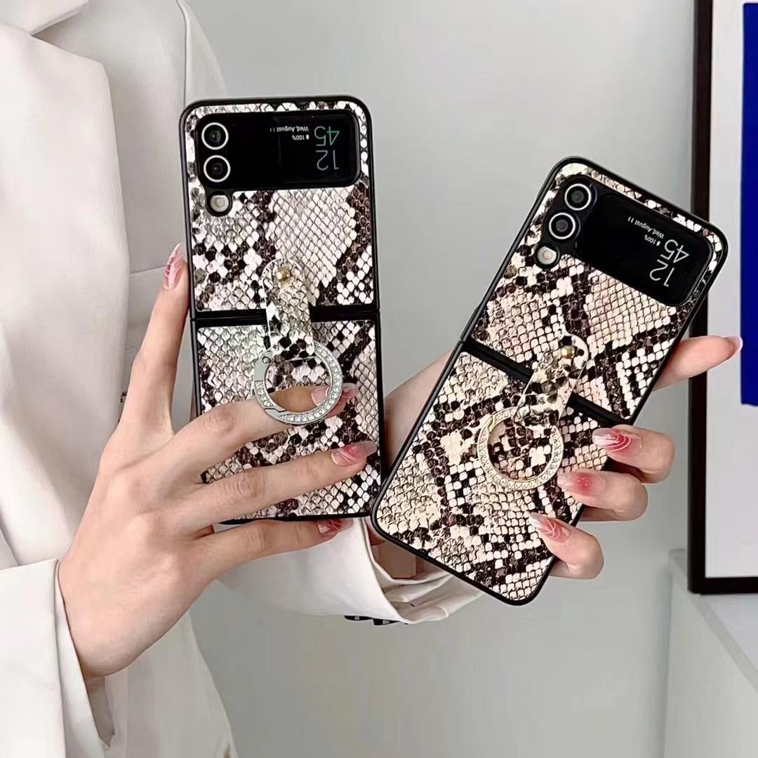 

Роскошный квадратный складной чехол для мобильного телефона Samsung Z Flip 4 2 1 Z Fold 3 для OPPO Find N2 для Huawei P50 Pocket, мягкая задняя защитная крышка