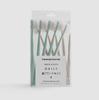 Japanese-Style Soft Bristle Toothbrush Set for Adults with Protective Covers, Small Head, 10 Pieces