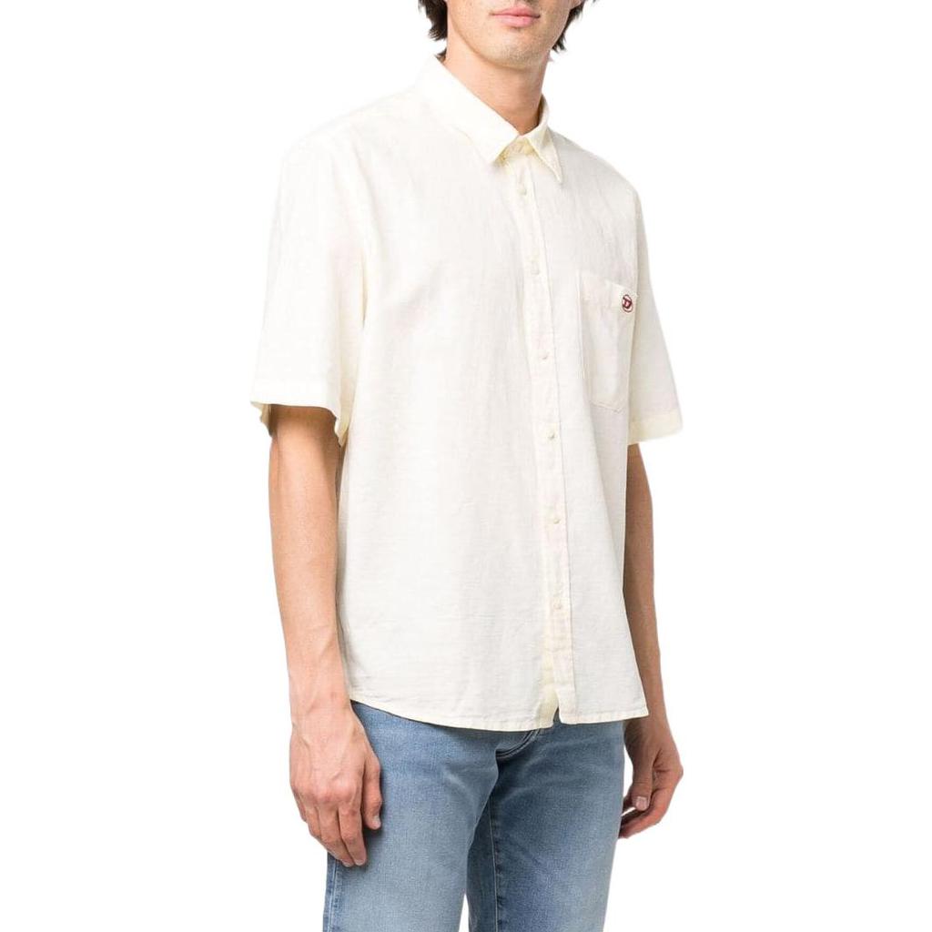 DIESEL Shirts Men's White Lapel Moderate Other A052060QEAI1AG